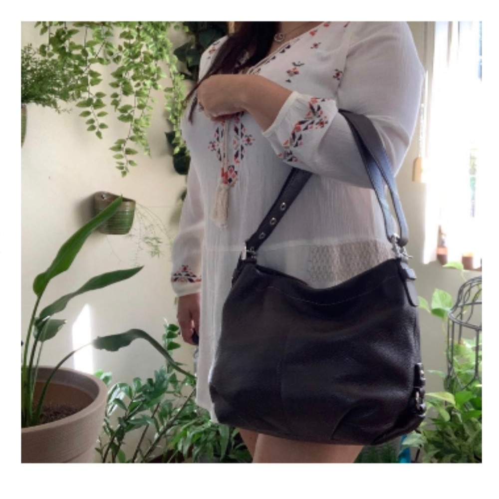 COACH Y2K BROWN PEBBLE LEATHER CONVERTIBLE SHOULDER/CROSSBODY BAG
#K1176… - Picture 8 of 16